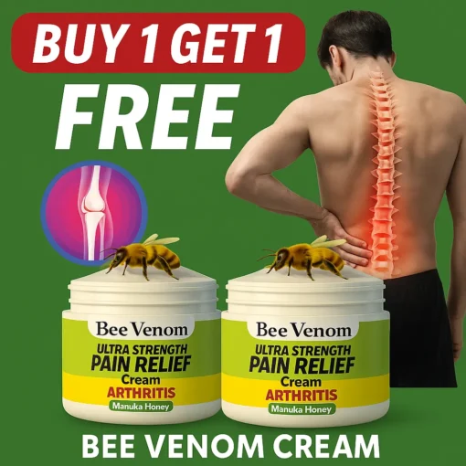 Bee Venom Ultra Strength Pain Relief Cream
