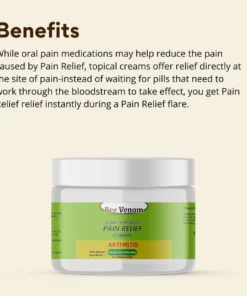 Bee Venom Ultra Strength Pain Relief Cream