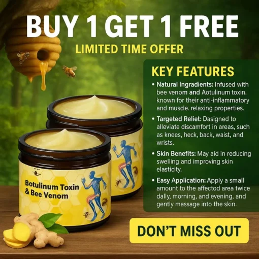 Botulinum Toxin and Bee Venom - Joint | Muscle Pain Cream